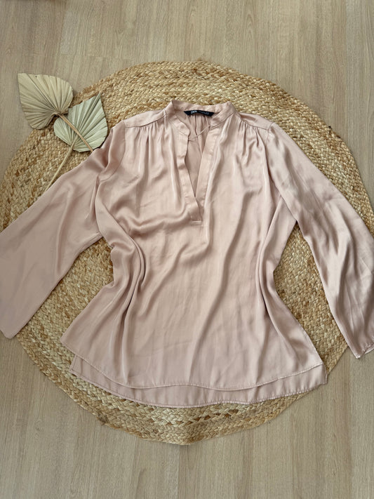 Blouse satinée Zara ✨
