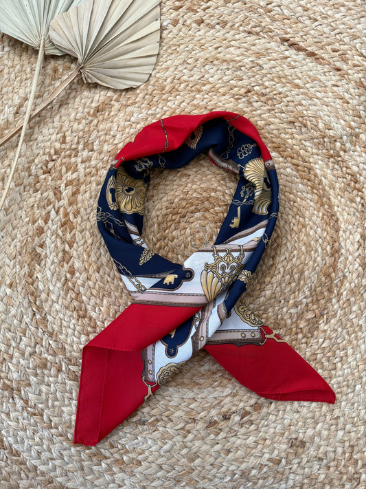 Foulard satiné imprime