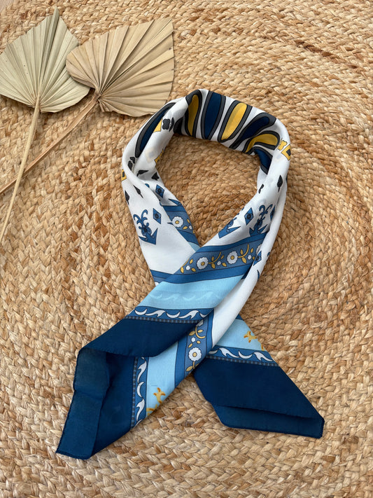 Foulard satiné imprimé