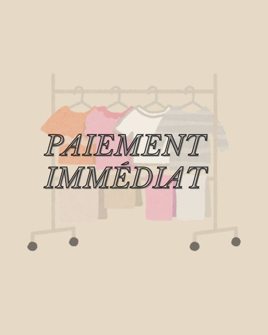 Paiement immédiat